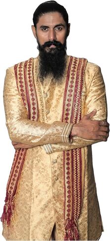 Indian Traditional Sherwani Kurta Dupatta Shawl Scarf For Men (Only Dupatta) in Saudi Arabia