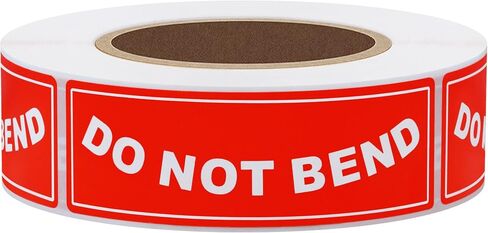 Hybsk 1"x3" Do Not Bend Stickers Shipping Labels for Envelopes Mailing Adhesive Label 500 Per Roll (Type 1) in Saudi Arabia