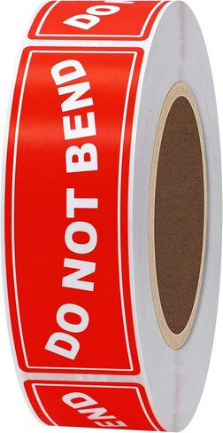 Hybsk 1"x3" Do Not Bend Stickers Shipping Labels for Envelopes Mailing Adhesive Label 500 Per Roll (Type 1) in Saudi Arabia