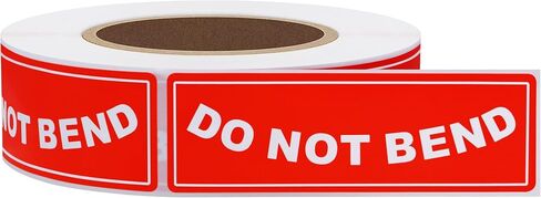 Hybsk 1"x3" Do Not Bend Stickers Shipping Labels for Envelopes Mailing Adhesive Label 500 Per Roll (Type 1) in Saudi Arabia
