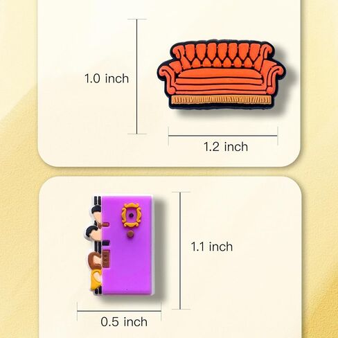 سحر الأحذية الكرتونية لصديق القرش من مكتب الرعب لصنادل كروك كلوج، ملحقات أحذية لطيفة للبالغين in Kuwait