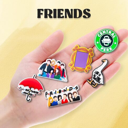 سحر الأحذية الكرتونية لصديق القرش من مكتب الرعب لصنادل كروك كلوج، ملحقات أحذية لطيفة للبالغين in Kuwait