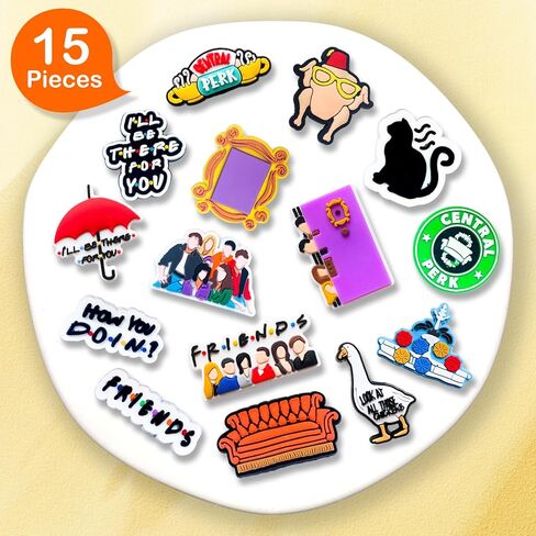 سحر الأحذية الكرتونية لصديق القرش من مكتب الرعب لصنادل كروك كلوج، ملحقات أحذية لطيفة للبالغين in Kuwait