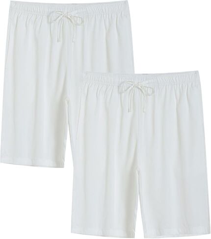 Latuza Men's Silky Pajama Shorts Bamboo Viscose Sleep Shorts in Saudi Arabia