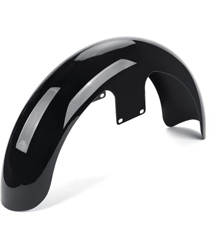 19 inch Motorcycle Front Fender Wheels Wrap Front Fender Fit for Harley Touring Road King Road Glide Electra Glide Street Glide (Gloss Black) in Saudi Arabia
