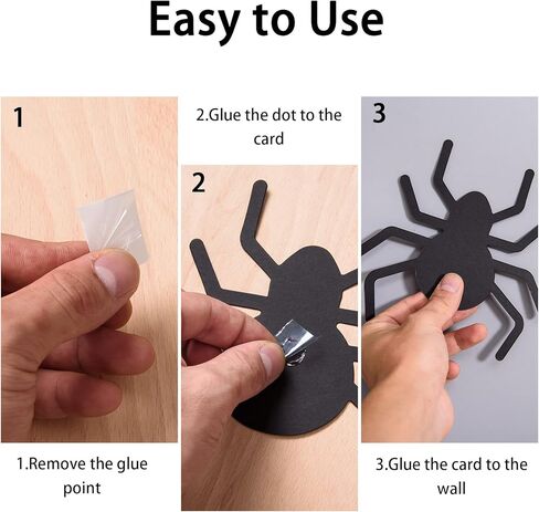 72 Pcs Spider Cut-Outs Paper Halloween Cutouts Black Spiders Shape Cutout Realistic Halloween Home Decorations for Halloween Eve Party Supplies Favor Wall Window Bulletin Board Kids Craft Projects in Saudi Arabia