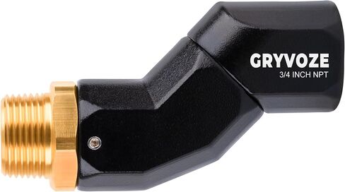 2PCS 3/4 Inch NPT Fuel Hose Nozzle Swivel - Multi Plane 360° Rotating Connector for Fuel, Water, Diesel, Gasoline, Kerosene Transfer Pumps, Tanks, and Nozzles in Saudi Arabia