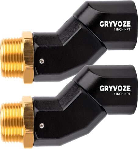 2PCS 3/4 Inch NPT Fuel Hose Nozzle Swivel - Multi Plane 360° Rotating Connector for Fuel, Water, Diesel, Gasoline, Kerosene Transfer Pumps, Tanks, and Nozzles in Saudi Arabia