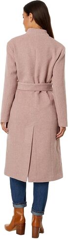 Avec Les Filles Wool Blend Overlap Collar Coat in Saudi Arabia