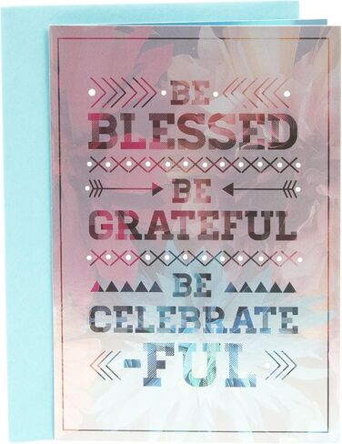 Hallmark DaySpring Religious Birthday Card (Blessings On Your Birthday) in Saudi Arabia