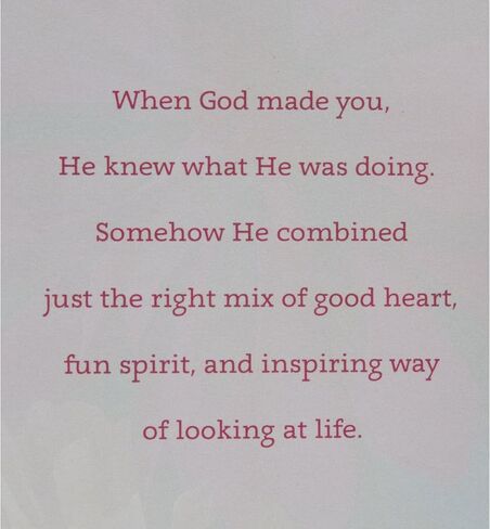 Hallmark DaySpring Religious Birthday Card (Blessings On Your Birthday) in Saudi Arabia
