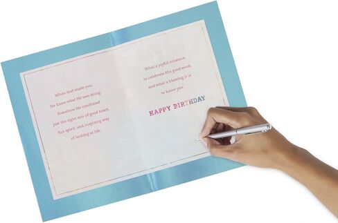 Hallmark DaySpring Religious Birthday Card (Blessings On Your Birthday) in Saudi Arabia