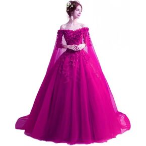 Women's Off The Shoulder Dress Masquerade Ball Gowns Prom Dress 2019