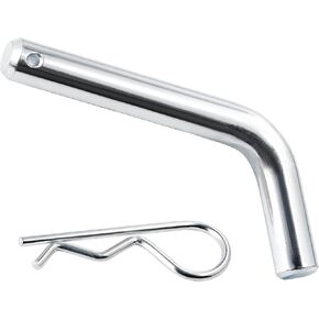 Trailer Hitch Pin and Clip, 1/2-Inch Diameter Heavy Duty Bolt Mount Hitch Pin, Designed to Fit for Class I and II Receiver Tubes | Features Durable Rust Resistant Finish