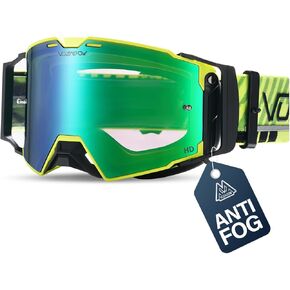 نظارات الدراجة الترابية فوق النظارات المضادة للضباب، نظارات واقية للدراجات النارية نظارات موتوكروس للرجال والنساء in Kuwait