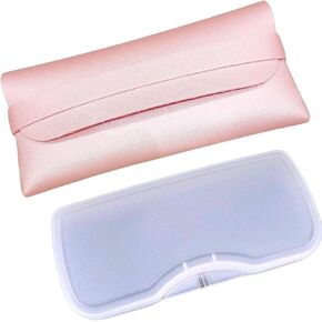 Clip on Glasses Case Slim Hard Shell, Sunglasses Lens, Thin Case, Flat Pouch, Eye Glasses Clear Storage Box, Men Women in Saudi Arabia