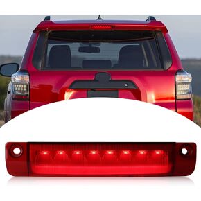 Smoked Lens 9-LED Third Brake Light Assembly Compatible With Toyota 4Runner Highlander Prius Sienna etc., LED 3rd Brake Lamp Rear Center Roof High Mount w/Strobe Brake Feature (Smoked)