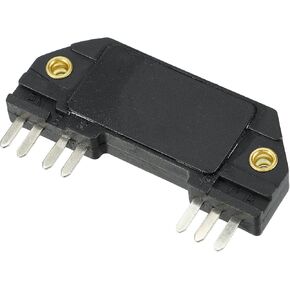 Ignition Control Module, Inner Ignition Module Control Unit No.1977958 for GMC Sonoma V6 2.8L 91-93 for GMC S15 Jimmy V6 2.8L 83-89 ABS Black, 1 Pc