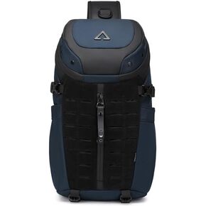 حقيبة ظهر OZUKO الأكثر مبيعًا عبر الجسم وحقيبة ظهر روفر وحزمة كتف وحقيبة صدر صغيرة عبر الجسم (أسود) in Kuwait