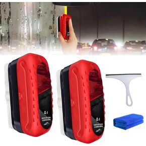 Automotive Oil Film Cleaning Brush,2024 New Glass Coating for Windshield,Louisx Glass Cleaning Board,Wemas Hydrophobic Glass Coating for Windshield Improves Clarity and Visibility (2pcs)