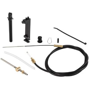 Shift Cable Kit 865436A02 for Mercruiser Alpha 1 Gen One & Two MC MR Replace 19543A10,19543A8,GLM 21451,Mallory 9-72100