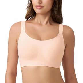 HACI Seamless Wireless Everyday Bra for Women No Underwire Push up Bralettes Full Coverage Bras with Support