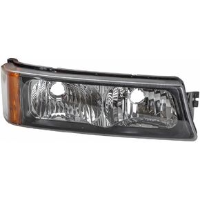 For Chevy Silverado 2003 04 05 06 2007 Turn Signal/Parking Light Driver and Passenger Side | Pair | Plastic | Replacement For GM2520185, GM2521185 | 15199556, 15199557