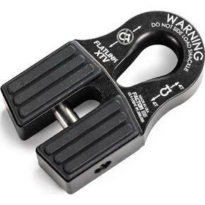 Factor 55 Flatlink XTV Closed System Winch, Designed for UTV/ATV Winches with Steel or Synthetic Ropes up to 6,000 lbs - Black
