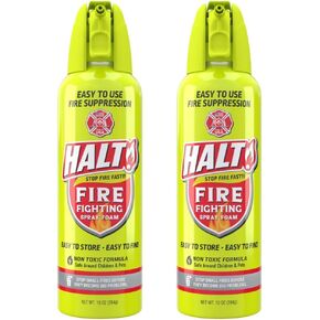 Fire Extinguisher for Home – Handheld, Non-Toxic Foam Spray – Easy to Use, Store, and Find in an Emergency – Portable, Compact – For Home, Car, Kitchen, Apartment, Vehicle – Made in USA (4-Pack)