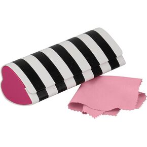 Noble Pack Heart Shape Protective Eyeglass Case Holder - Cute Glasses Case with Magnetic Closure for Eyeglasses & Sunglasses