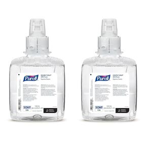 PURELL Brand HEALTHY SOAP Mild Foam, 1250 mL Hand Soap Refill for PURELL CS4 Manual Dispenser (Pack of 4) - 5174-04 - Manufactured by GOJO, Inc.