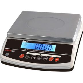 TVD-60 Digital Bench and Counter Scale, Lb/Oz/Kg/g Switchable, 60lb Capacity, 0.01lb Readability, Counting and Percentage Mode, Single Display, NTEP Legal for Trade, CC# : 20-032