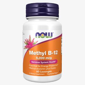 Methyl B-12 5000 mcg - 60 Lozenges by NOW