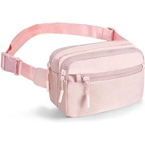 NGIL Mini Belt Bag for Women Crossbody Pack Workout Traveling Running Hiking Waist Bag with Adjustable Strap(Black)