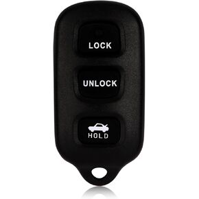 Replacement for 2005 2006 2007 2008 Toyota Camry Solara Matrix Sienna Corolla Pontiac Vibe Key Fob Remote Control GQ43VT14T 4 Buttons 314MHz