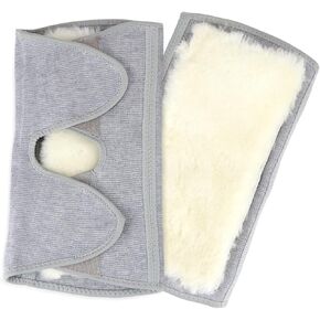 DOERDO DD 2Pcs Thicken Wool Warm Knee Warmer Winter Thermal Knee Warmer Sleeve Support Protector for Ski Cycling