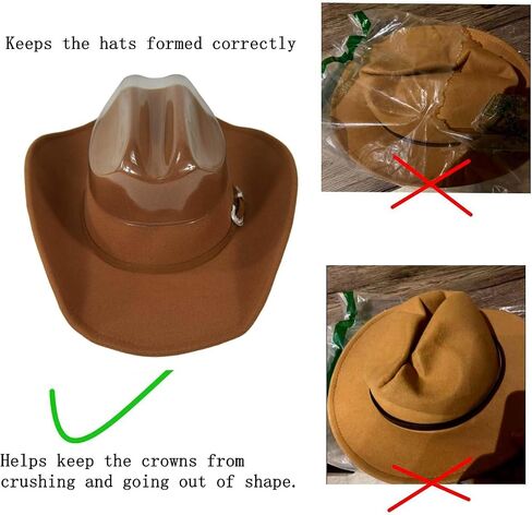Cowboy Hat - Adjustable, Western Style Hat for Men and Women - Ideal for Parties and All Seasons in Saudi Arabia