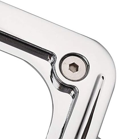 Motorcycle Curved License Plate Frame LED Running Light For Harley Road Street Glide FLHRXS King Special (Black) in Saudi Arabia