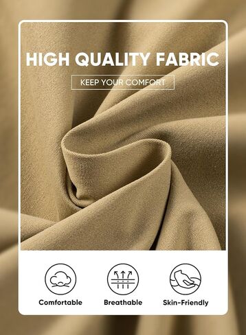 JMIERR Mens Casual Cargo Pants Stretch Elastic Waist Drawstring Loose Fit Pants for Men in Saudi Arabia