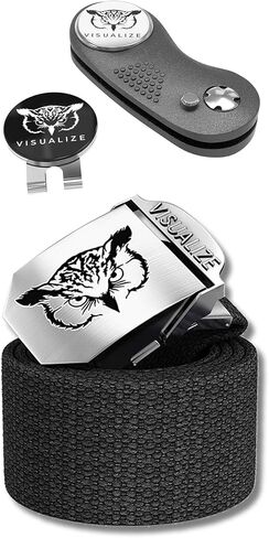 MANTLE Golf Belts - Web Belt - Adjustable Belt - Golf Accessories - Belts for Men & Women in Saudi Arabia