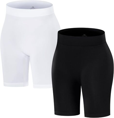 ATTLADY Women's Slip Shorts for Under Dresses Seamless Smooth Boyshort Panties Anti-Chafing Shorts in Saudi Arabia