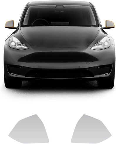 for Tesla Model Y 2020-2023 PPF Precut Gloss Clear 8.5Mil Car Paint Protective Film Self Healing TPU HD Film Scratch Protector Exterior Accessories (Front Bars + Headlights 7Pcs) in Saudi Arabia
