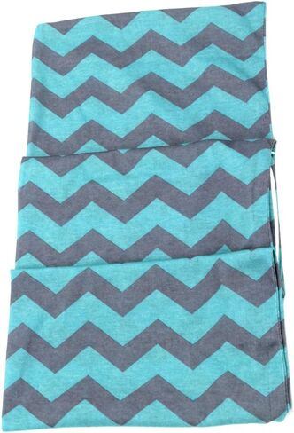 Shop Chevron Zipper Pocket Scarf for Women - Stores Keys, Wallet, Phone in Saudi Arabia