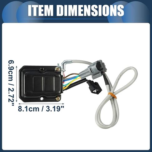 وحدة التحكم في الإشعال، وحدة التحكم في وحدة الإشعال الداخلية رقم 8962035310 لسيارة Toyota 4Runner Pickup 22RE 4Cyl 2.4L 1992-1995 ABS باللون الفضي، قطعة واحدة in Kuwait