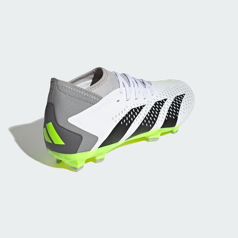 حذاء رياضي Adidas للجنسين Predator Accuracy.3 للأرضيات الصلبة، أبيض/أسود أساسي/ليمون شفاف، 12.5 US للرجال in Saudi Arabia