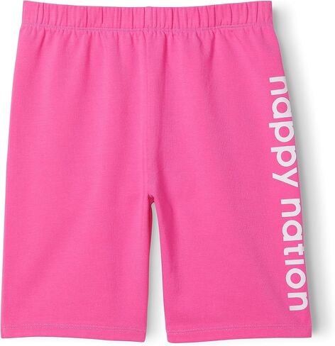 Happy Nation Girls Cotton Biker Shorts in Saudi Arabia