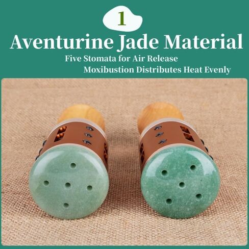 Moxibustion Jar Ceramic Moxa Sticks Burner Holder Portable Scraping Cup Pure Moxa 54 Rolls Heat Therapy Set Health Care Tool in Kuwait