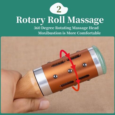 Moxibustion Jar Ceramic Moxa Sticks Burner Holder Portable Scraping Cup Pure Moxa 54 Rolls Heat Therapy Set Health Care Tool in Kuwait