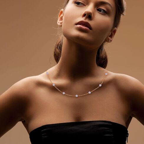 Gold Pearl Necklace Dainty Pearl Pendant Necklaces for Women Summer Daily Simple Cute Freshwater White Small Pearl Gold Necklace Adjustable Pearl Jewelry as Bride Bridesmaid Wedding Jewelry Gifts in Saudi Arabia