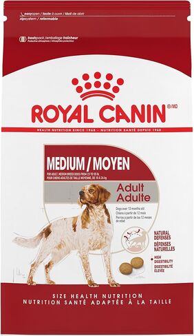 Royal Canin Size Health Nutrition Medium Adult Dry Dog Food, 17 lb Bag in Saudi Arabia